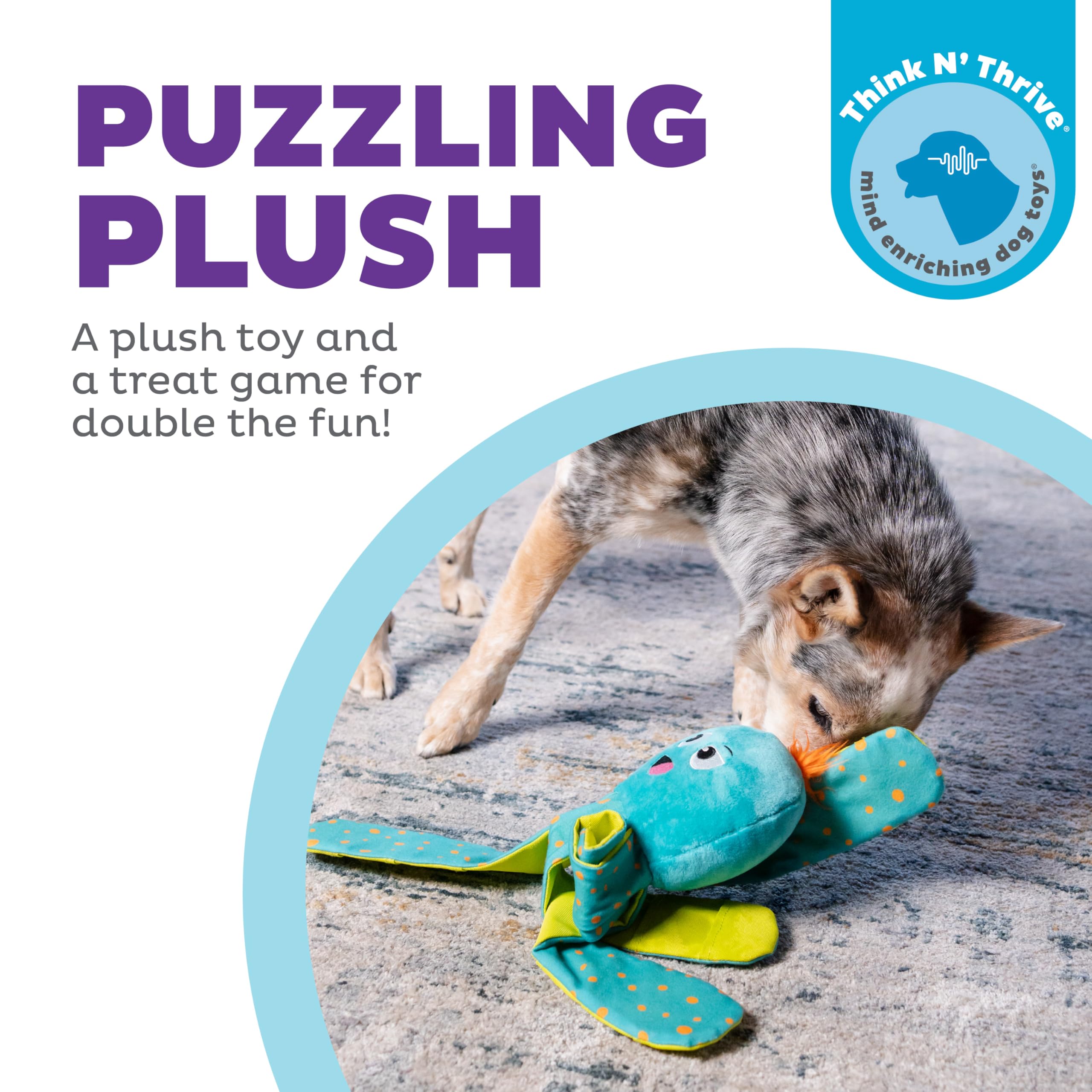 Outward Hound Silly Legz pattes longues peluche puzzle interactif
