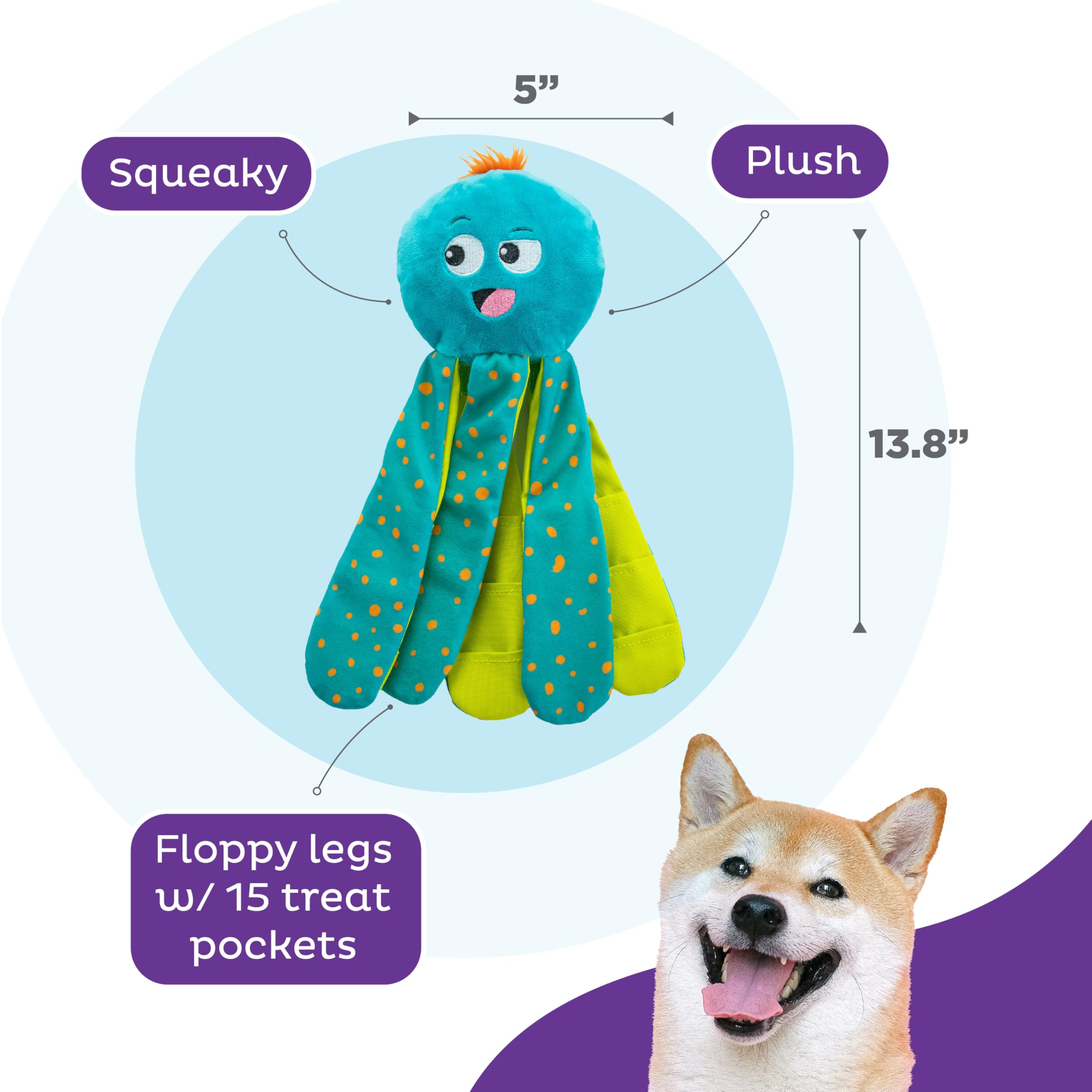 Outward Hound Silly Legz poches cachees pour friandises