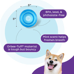 Outward Hound Snoop: balle menthe-infusée rafraîchit l’haleine après le jeu