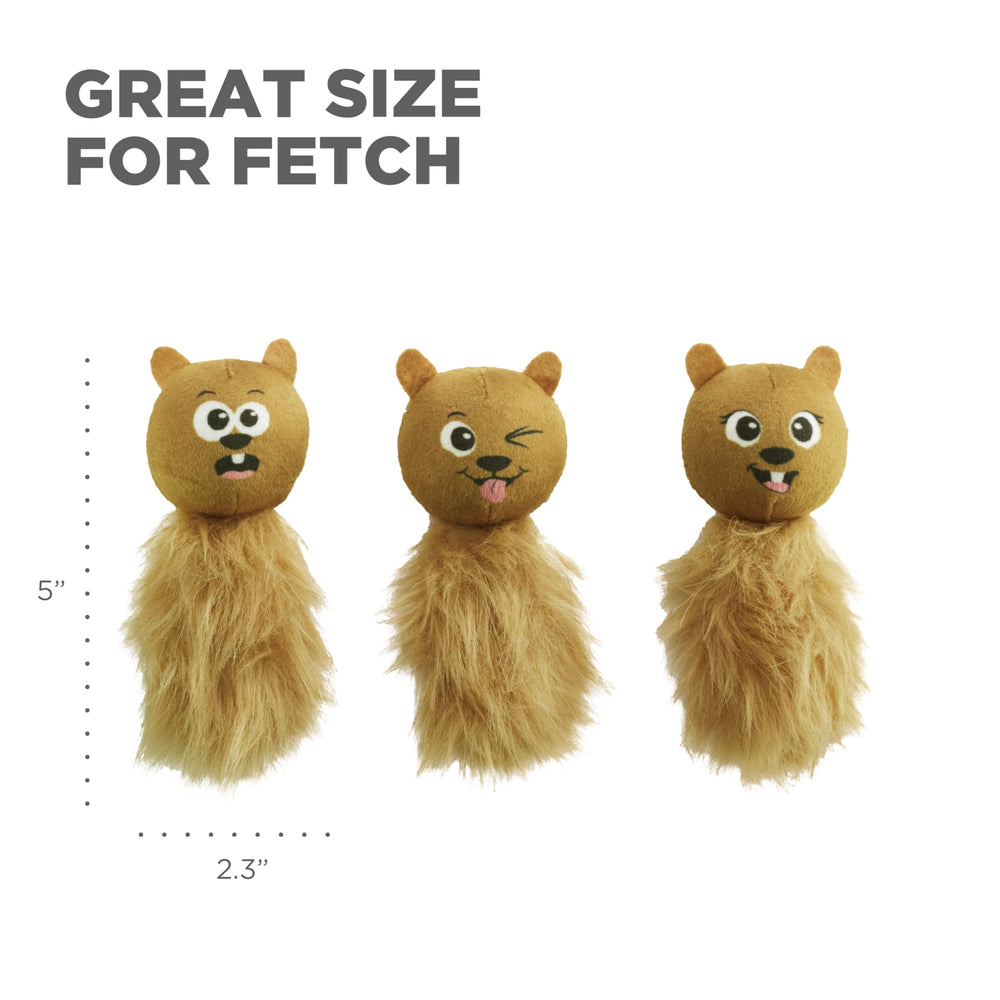 Sécurité et entretien simples pour les peluches Chipmunk Outward Hound