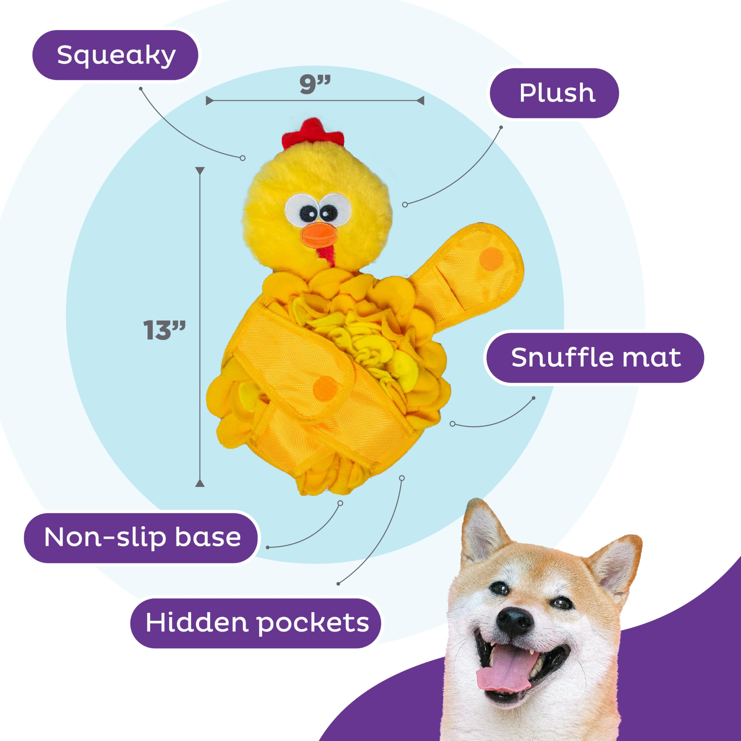 Outward Hound Snuffle Palz: cachettes-gourmandes qui stimulent le flair du chien.