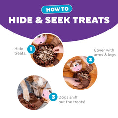 Outward Hound Snuffle Palz – Sifflet intégré qui maintient l’attention après les friandises.