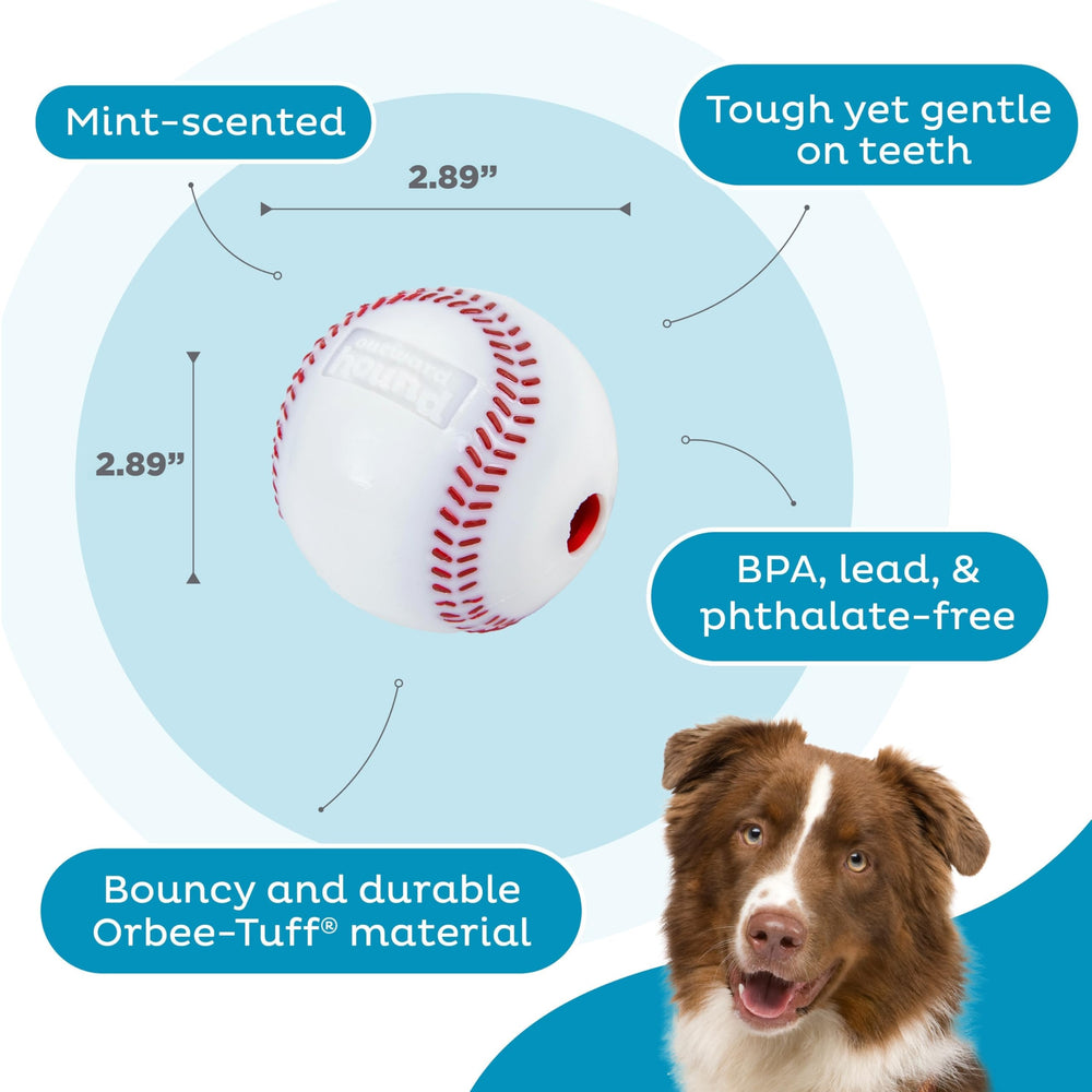 Outward Hound Sport Ballz, balle mentholée, souffle frais pendant le jeu.