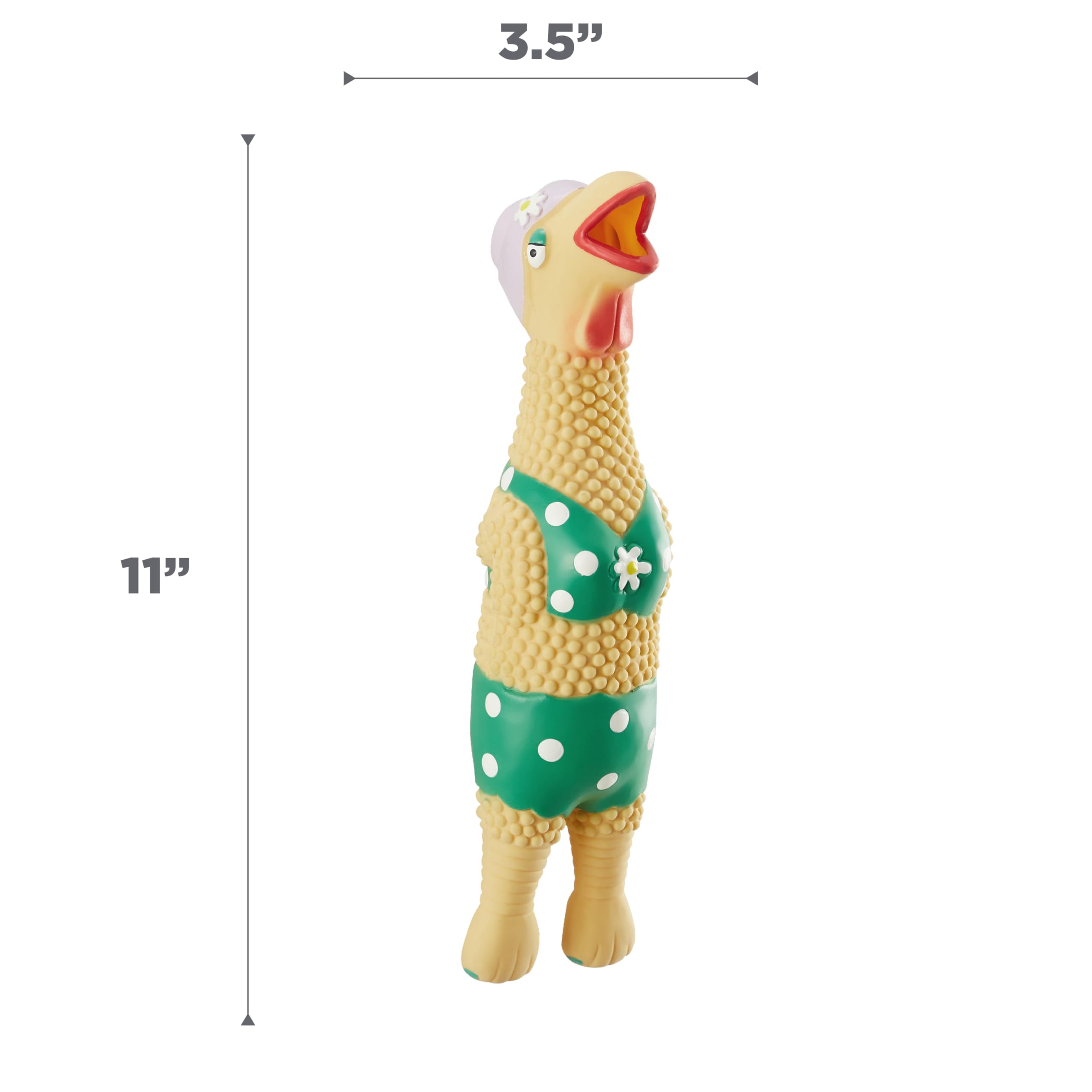 Outward Hound Squawkers Grandma Hippie Chick compagnon de jeu humoristique et interactif