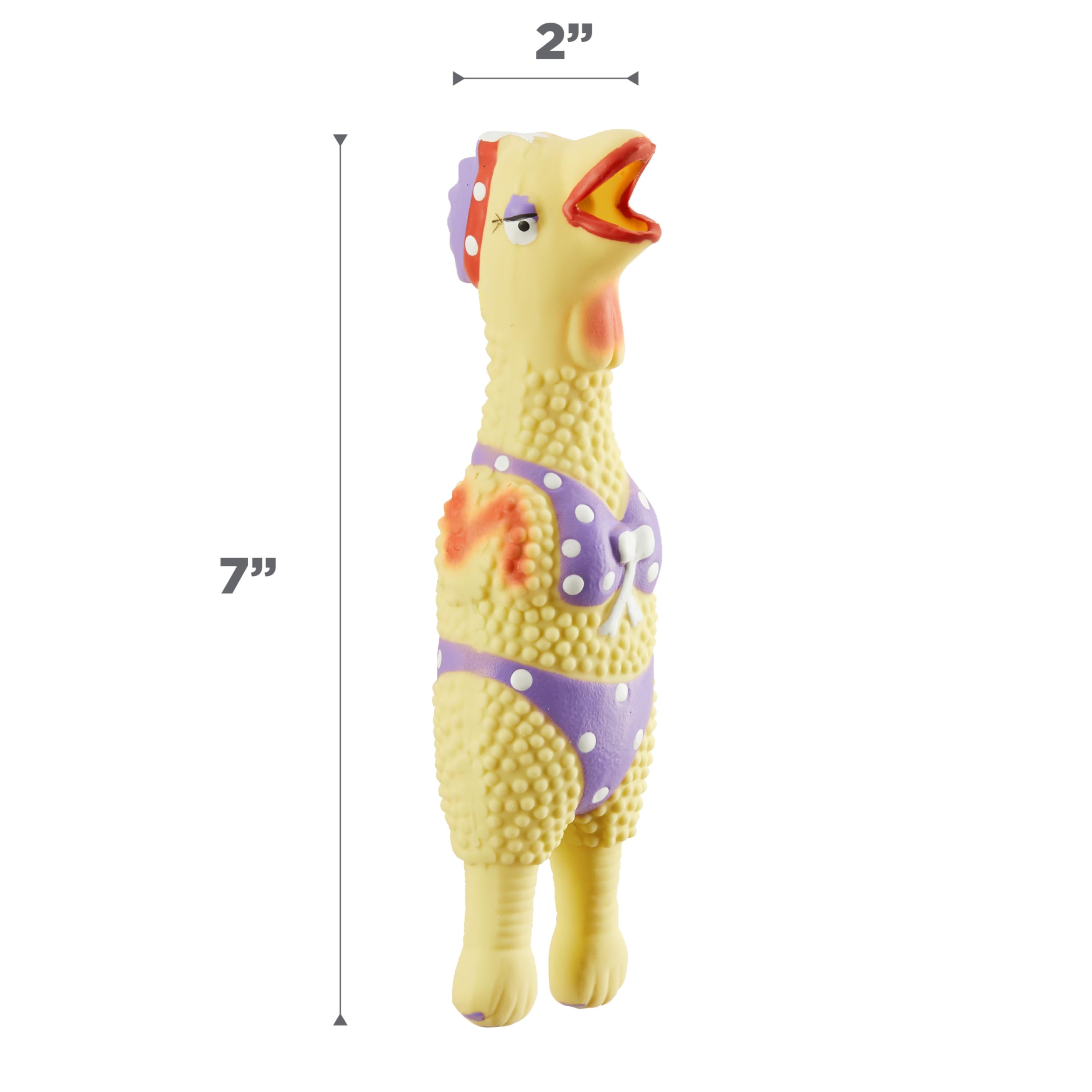 Outward Hound Squawkers Henrietta: compagnon ludique pour chiens curieux et gourmands de bruit.