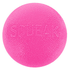 Outward Hound Squeak Ball, balle-sifflement rose, idéale pour des sessions de rapport.