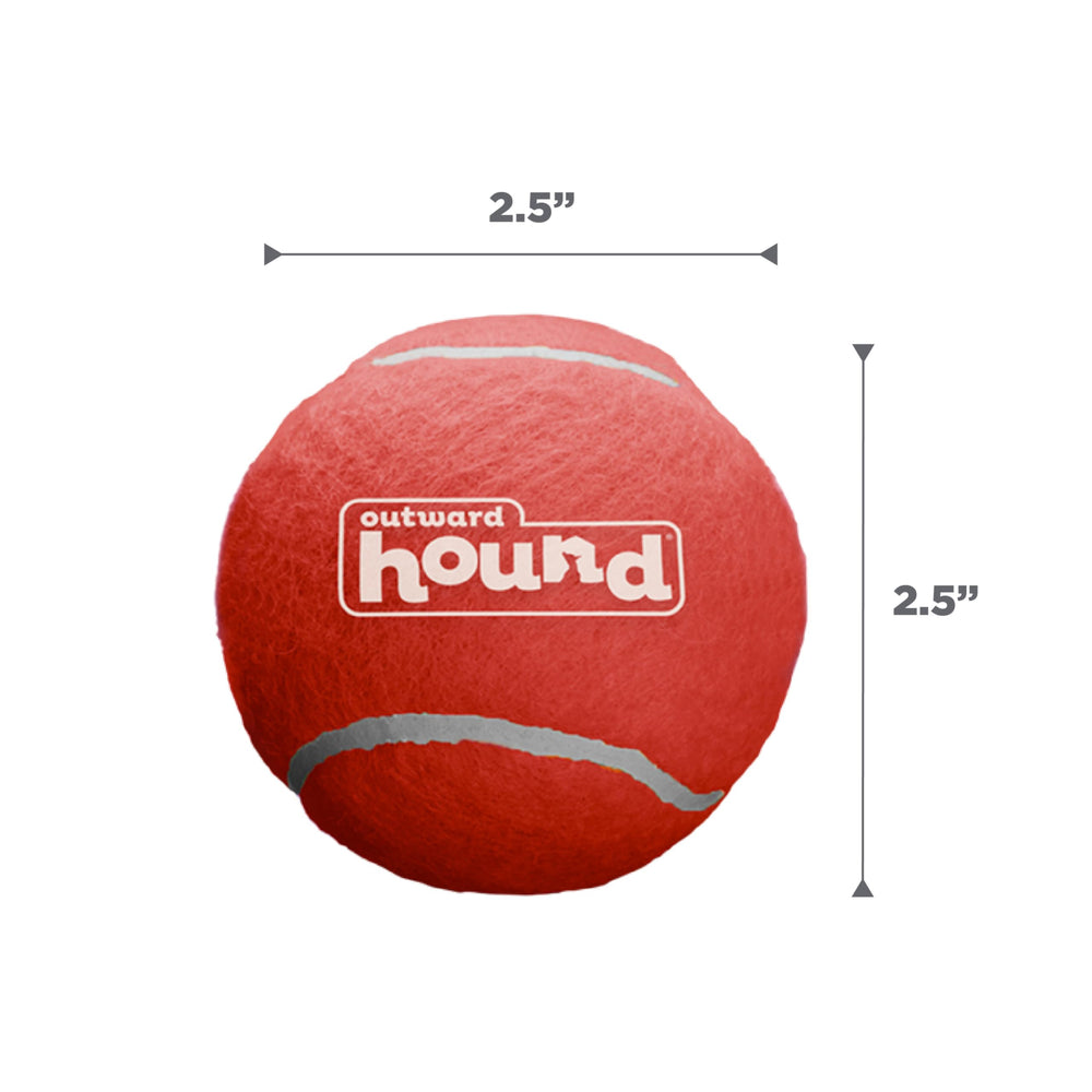 Outward Hound Squeaker Ballz, balle-sifflement-2-5-pouces violet, utile pour commandes simples.