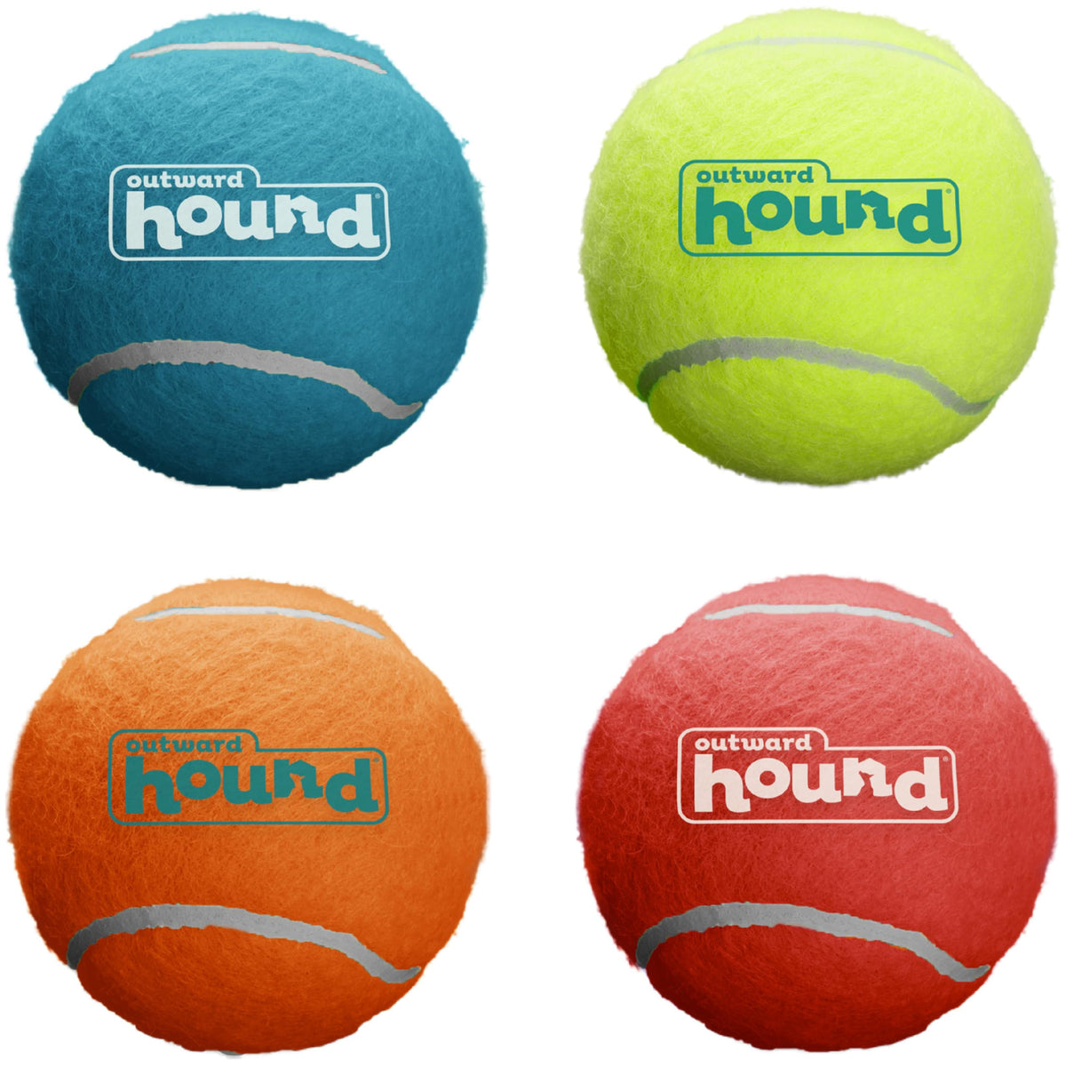 Outward Hound Squeaker Ballz: balle sifflement 2,5 pouces – stimulation mentale lors du jeu