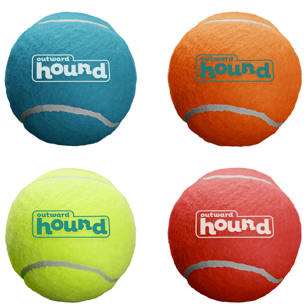 Outward Hound Squeaker Ballz balle mini 1,5 pouces rouge idéale pour le jeu intérieur.