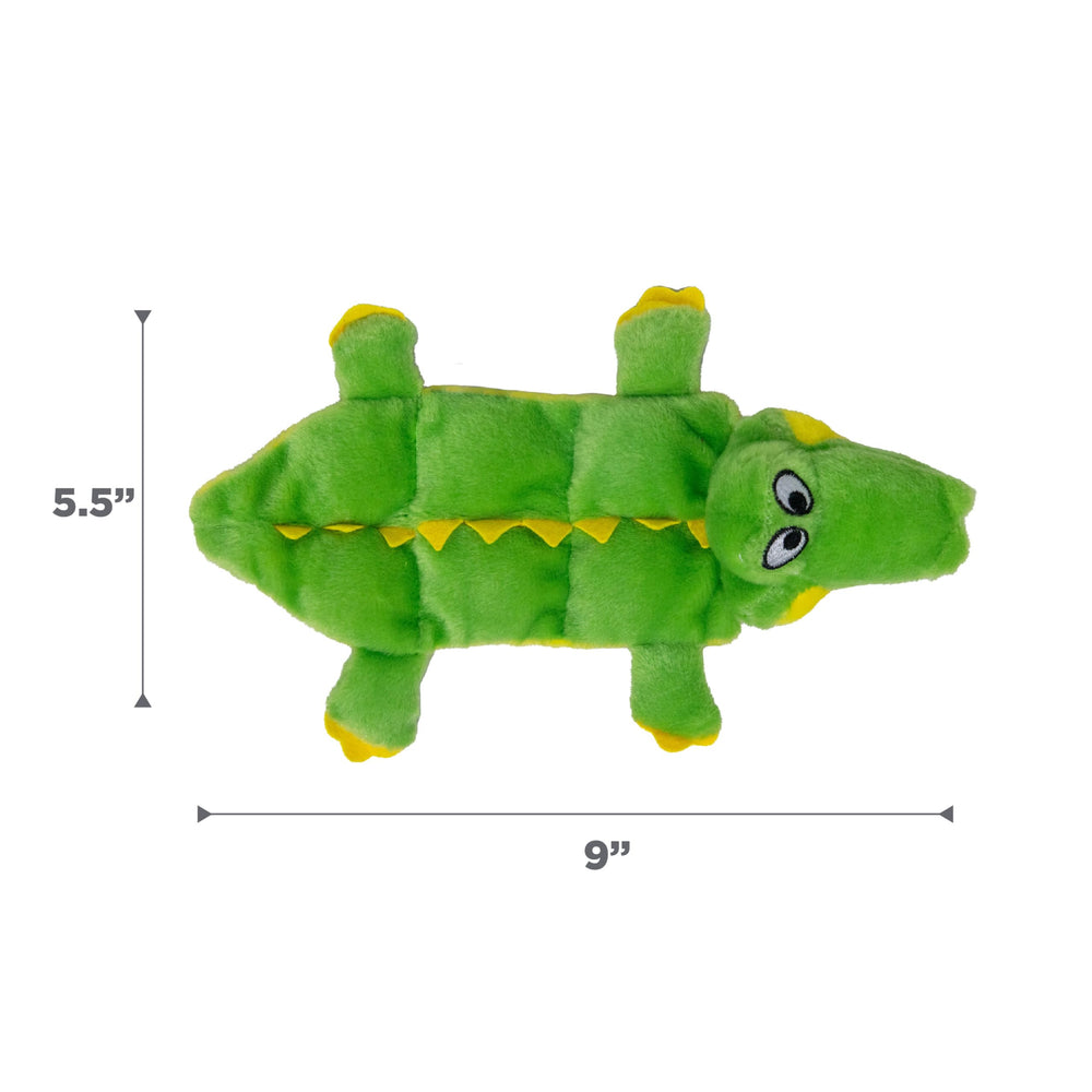 Outward Hound Squeaker Matz Gator, disponible en petite taille idéale pour petits chiens.