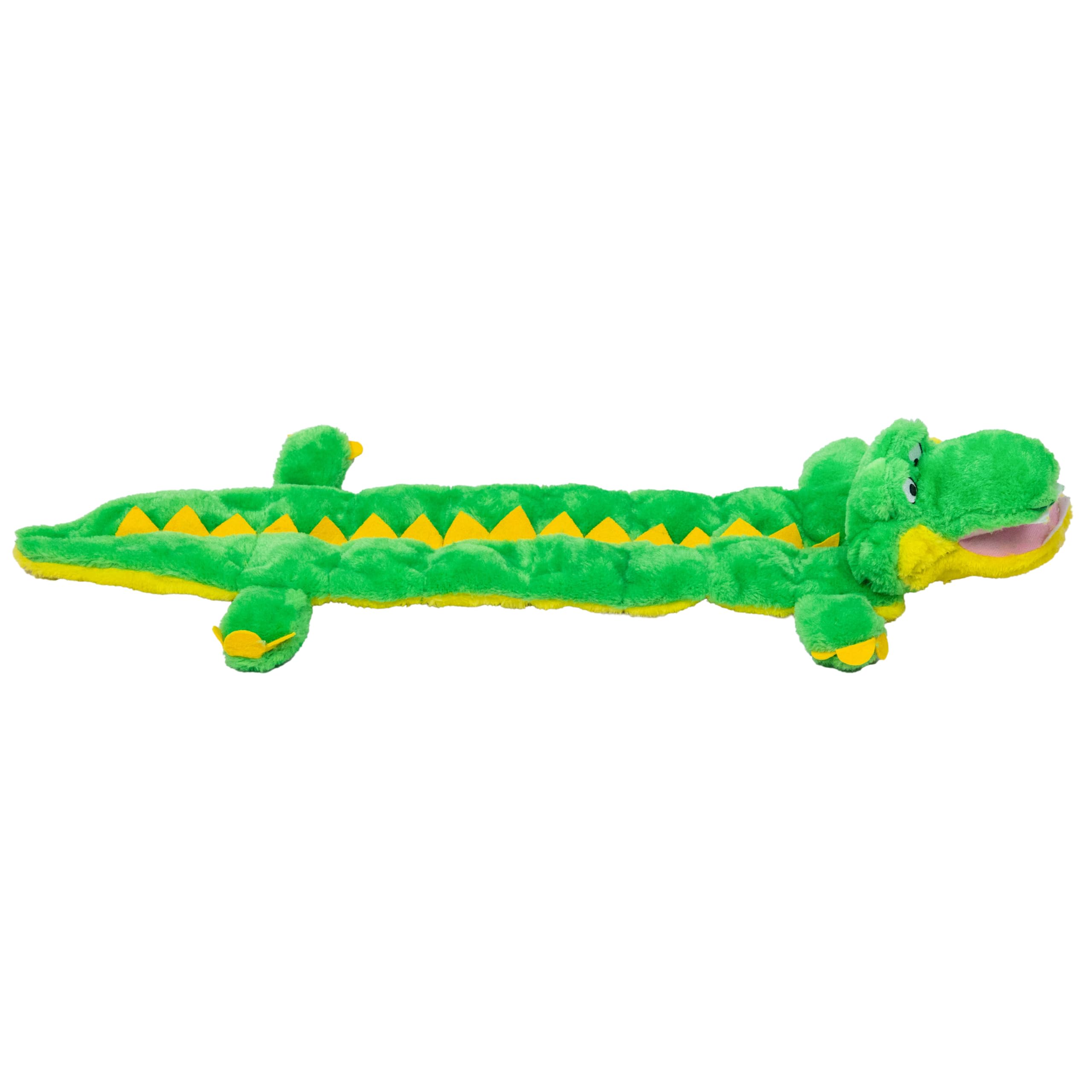 Outward Hound Squeaker Matz Gator XL – visage du gator pour stimuler le jeu interactif