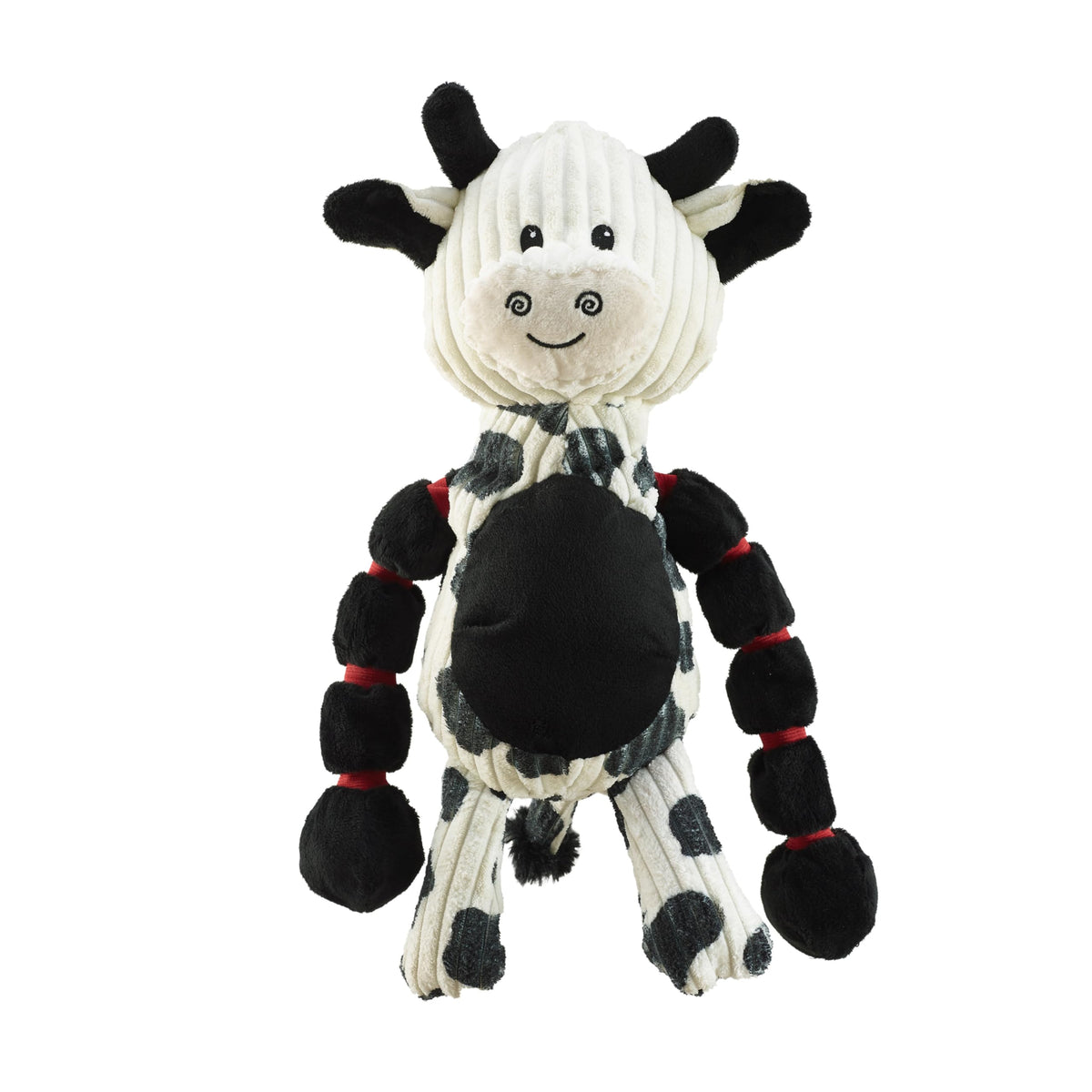 Outward Hound Thunda Tugga Cow peluche, idéal pour tirage ludique et interaction.