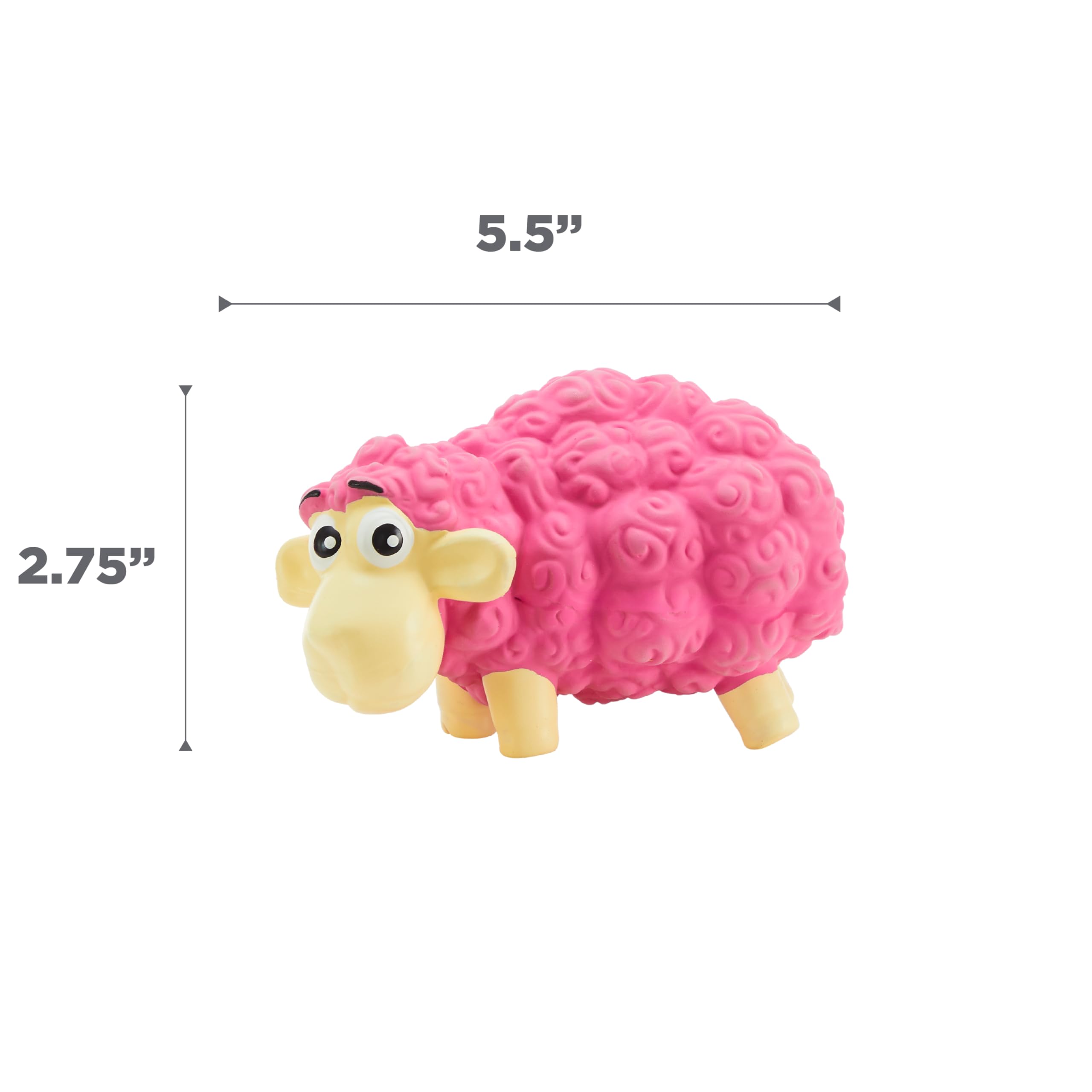 Tootiez Sheep en latex durable pour chien de petit gabarit