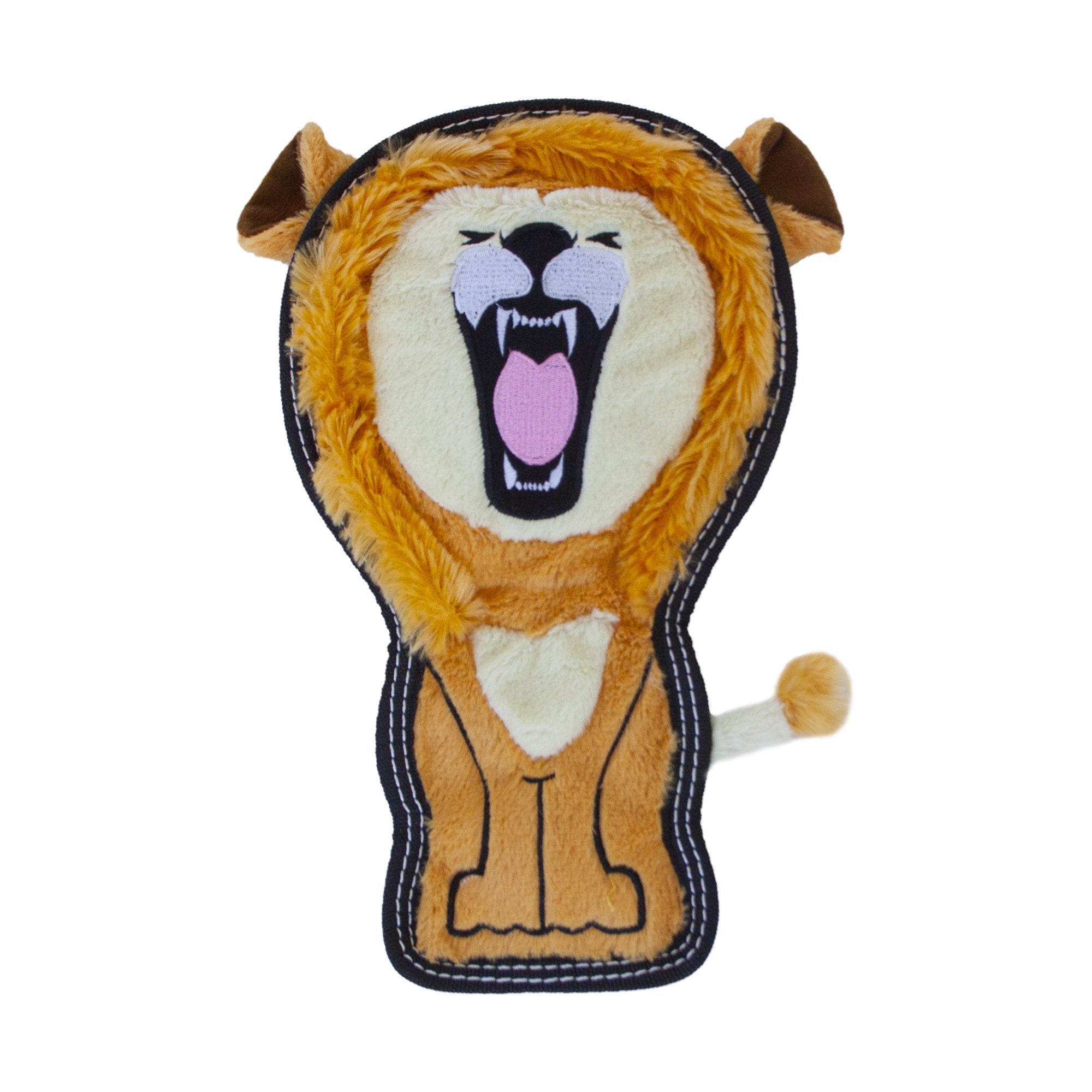 Outward Hound Tough Seamz Lion, vue générale: jouet peluche résistant idéal pour tirage