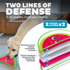 Outward Hound Tough Skinz, jouet-plush-durabilite-double-couche, sessions de jeu prolongées.