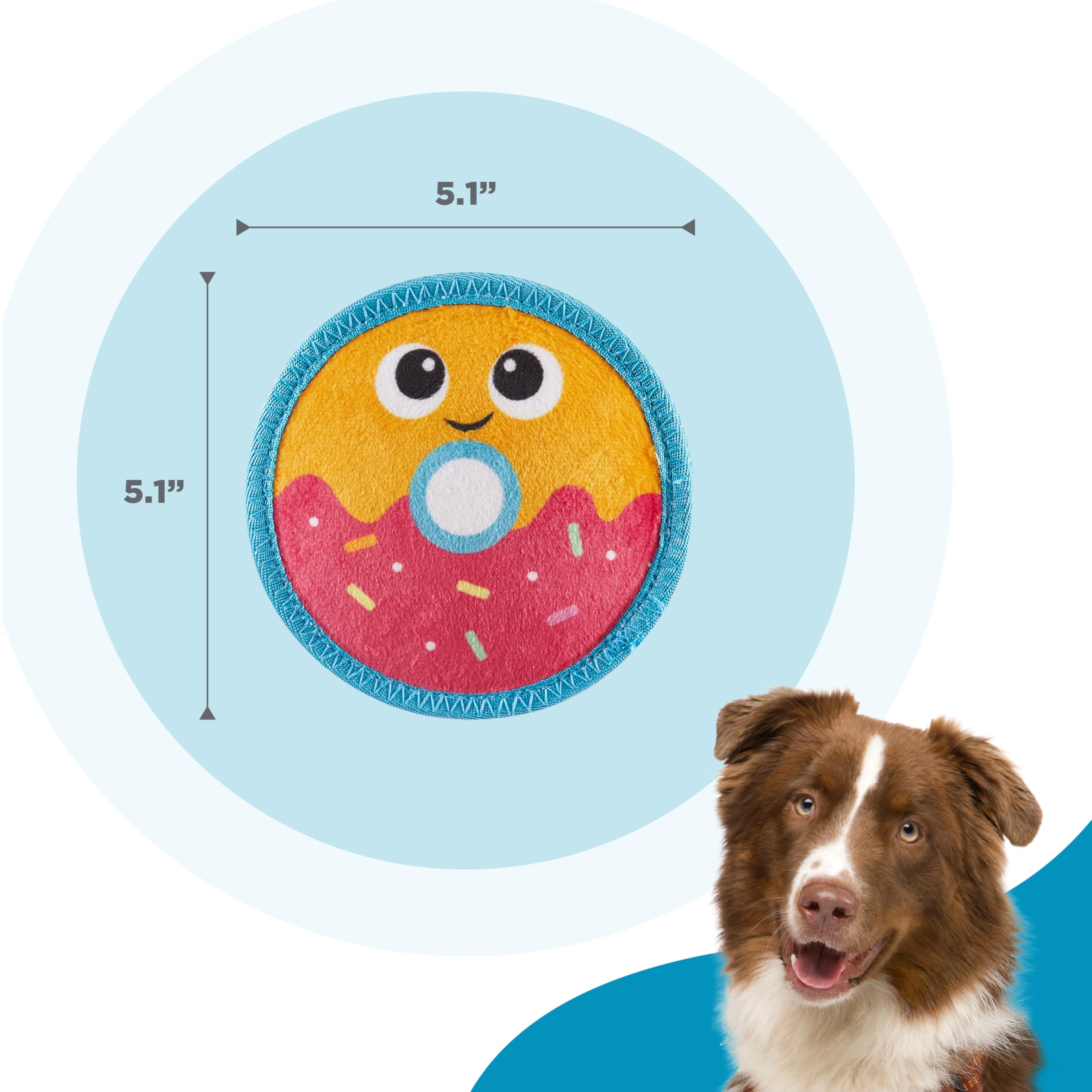 Outward Hound Tough Skinz sifflet géant, stimulation auditive et amusement.