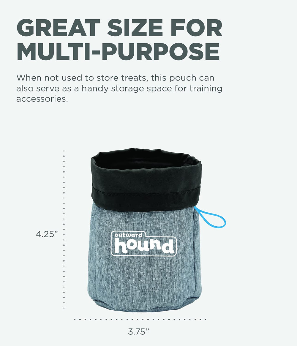 Outward Hound Treat Tote fermeture-cordon garde les friandises fraîches et sécurisées