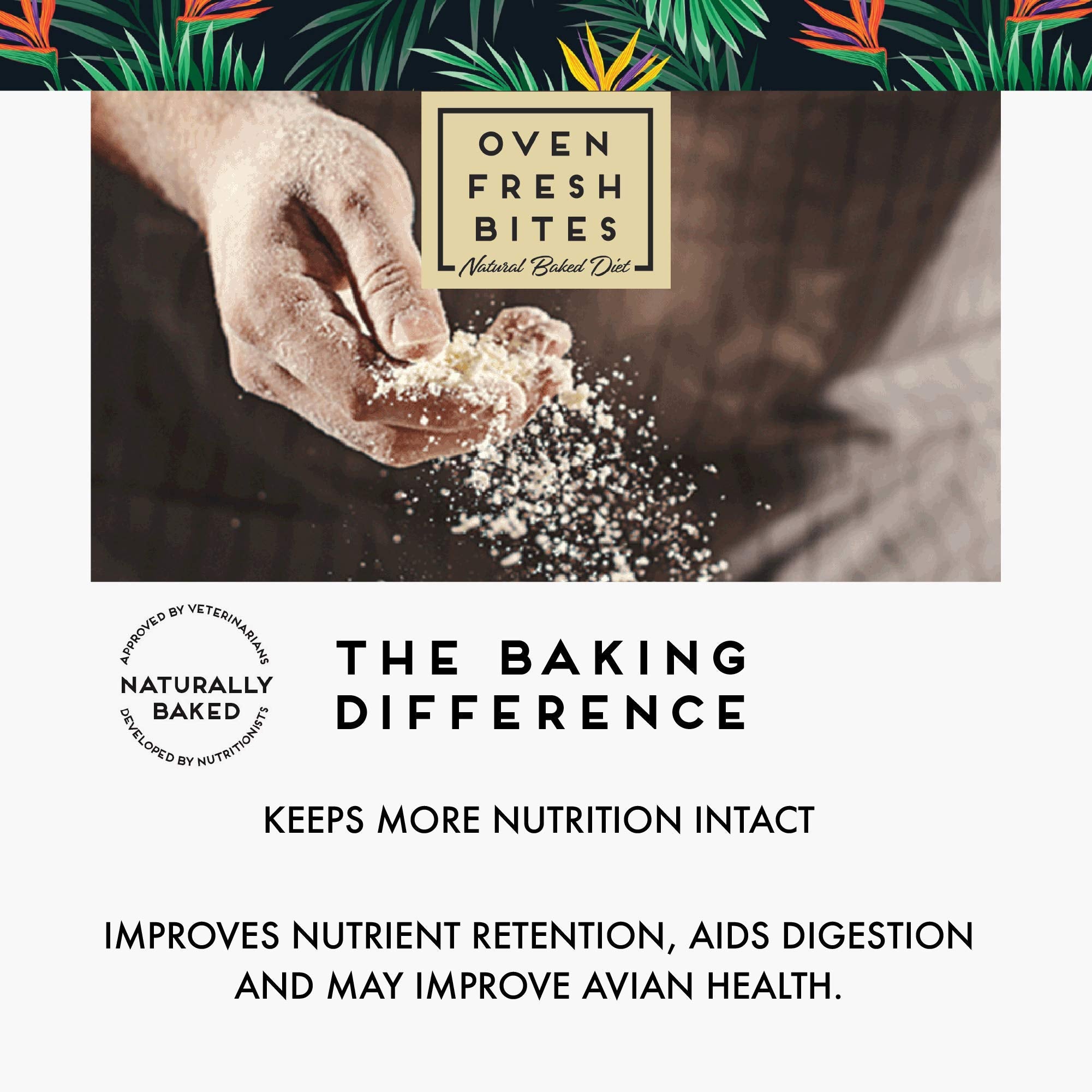 Oven Fresh Bites texture naturelle, soutien une alimentation diversifiée et agréable.