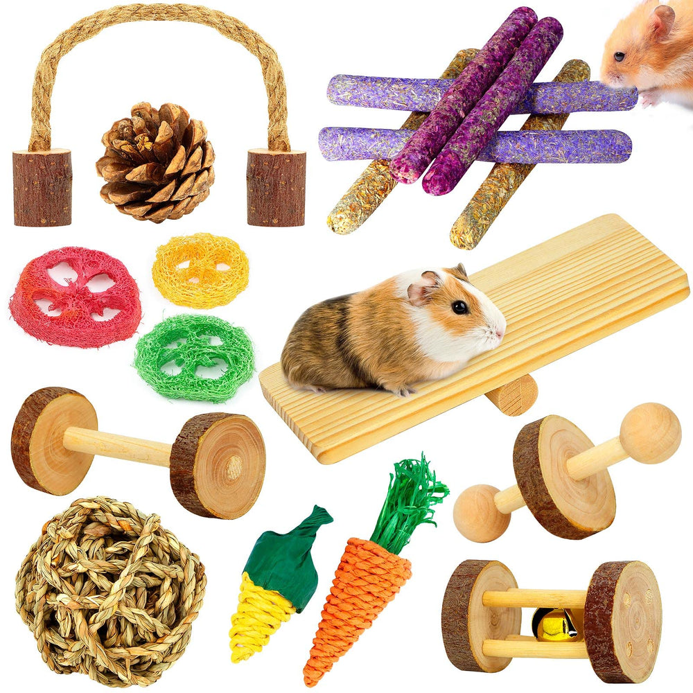 Jouets OVERTANG bois – ensemble 18 pièces pour stimuler l'activité et l'exploration à domicile.