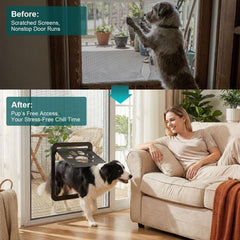 Porte battant intérieur Ownpets 12x14, installation pratique et passage fluide.