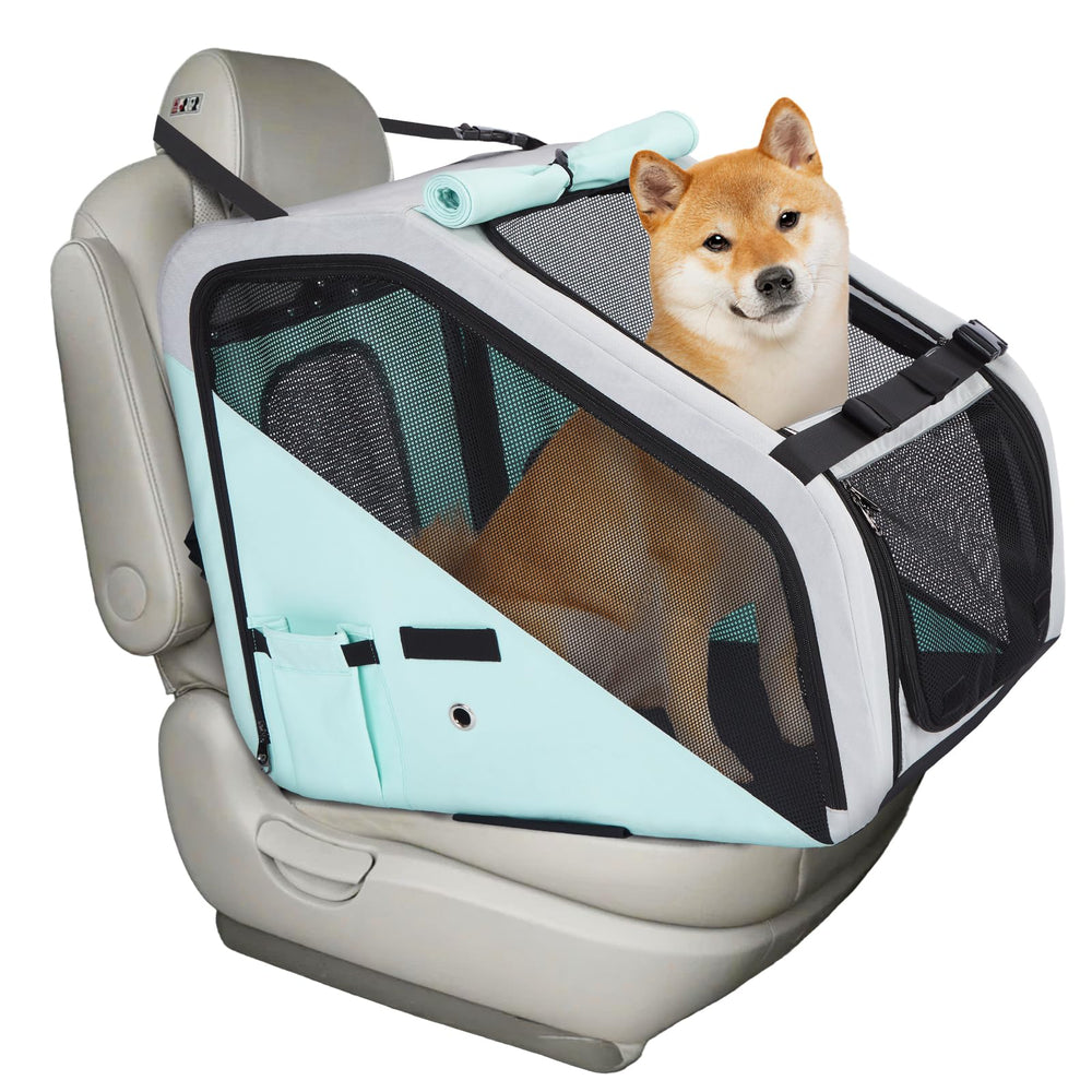 Ownpets intérieur spacieux accueille les chiens moyens jusqu’à 30 kg (66 livres)
