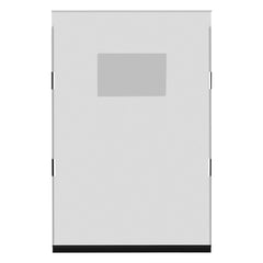 Trappe de remplacement Ownpets pour porte chien aluminium XL, installation simple et durable.