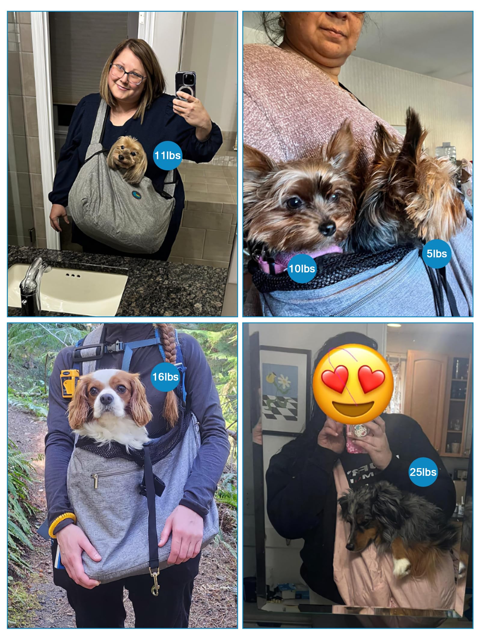 Bandoulière réglable offrant un confort personnalisé pendant les promenades.