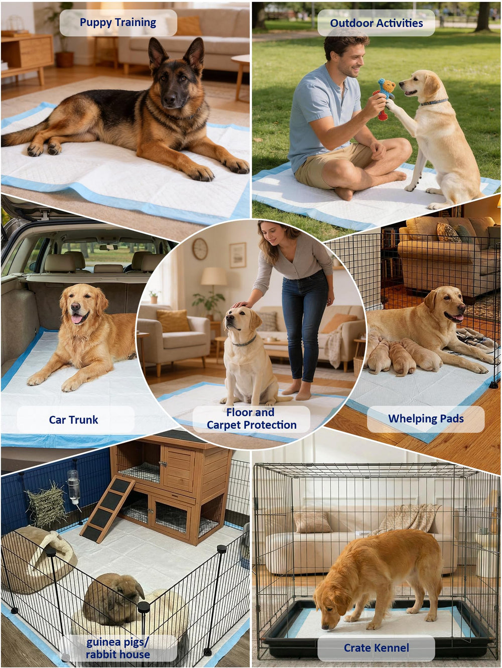Utilisation multi-zones dans la maison avec le tapis Ownpets