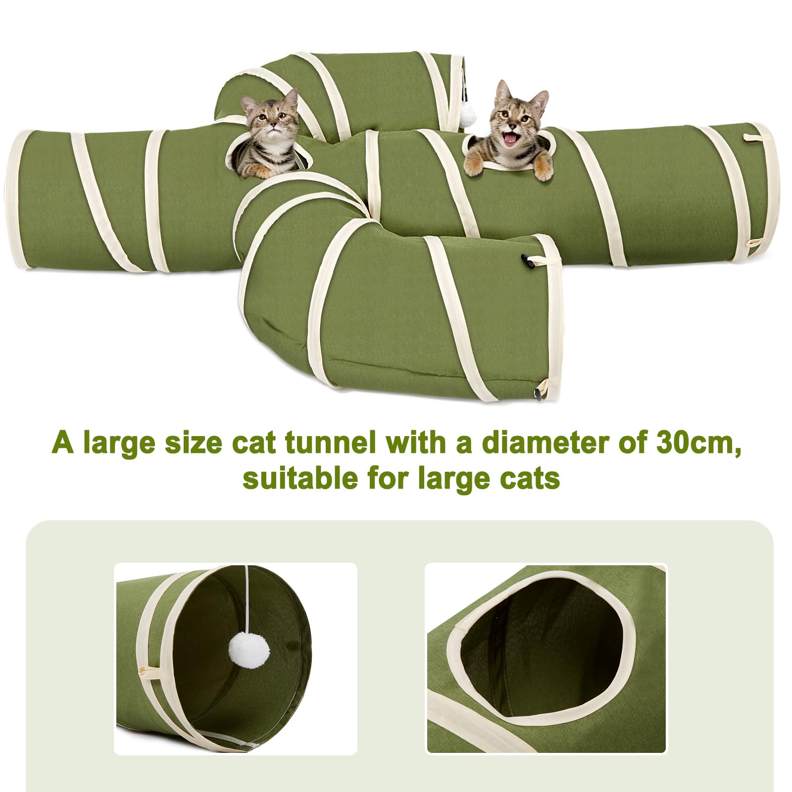 Ownpets tunnel chat cactus bâton-plumes: interaction avec vous et enrichissement du temps de jeu