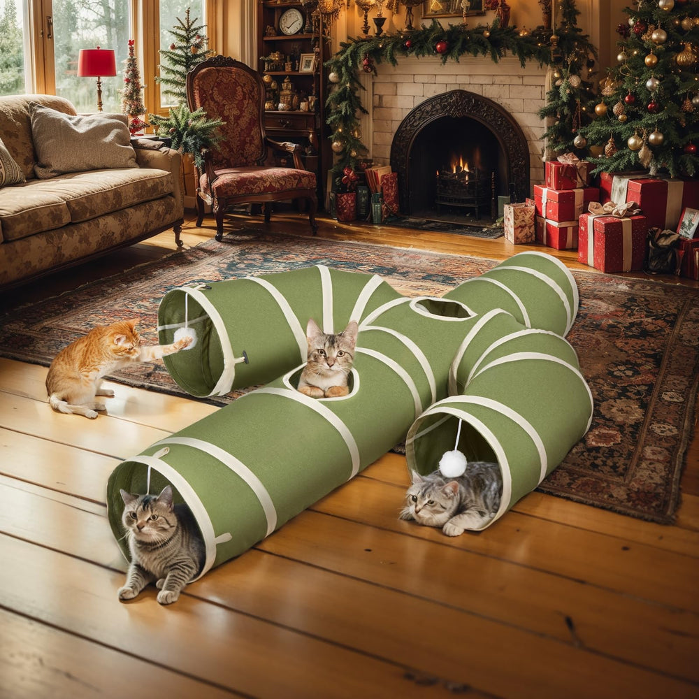 Ownpets tunnel chat cactus design unique: apporte une touche décorative tout en divertissant