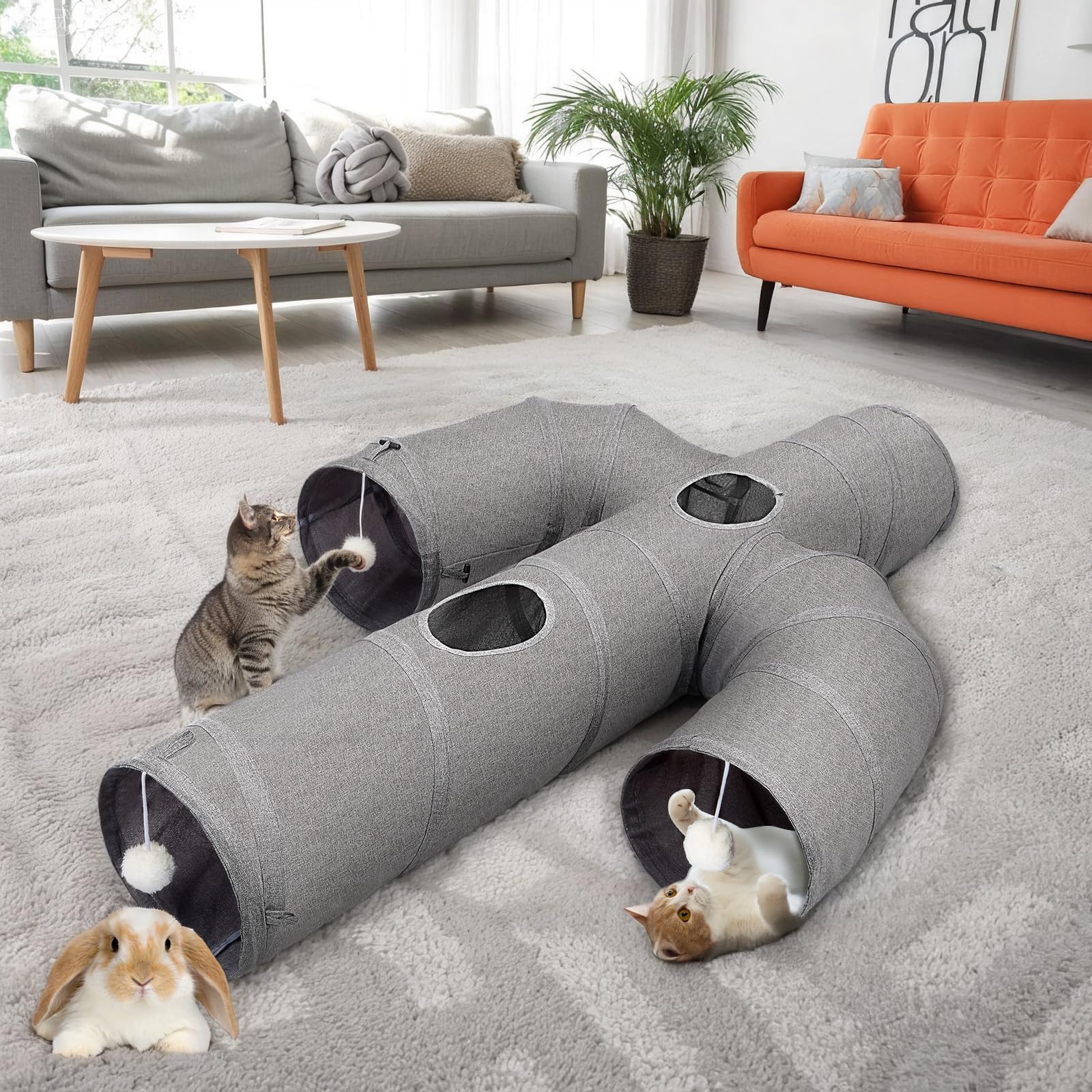 Connectivité avec d'autres tunnels Ownpets pour agrandir l'aire de jeu.