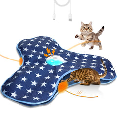 Jouet Oxawo Cache-Plume double tissu, stimulation ludique et interaction.