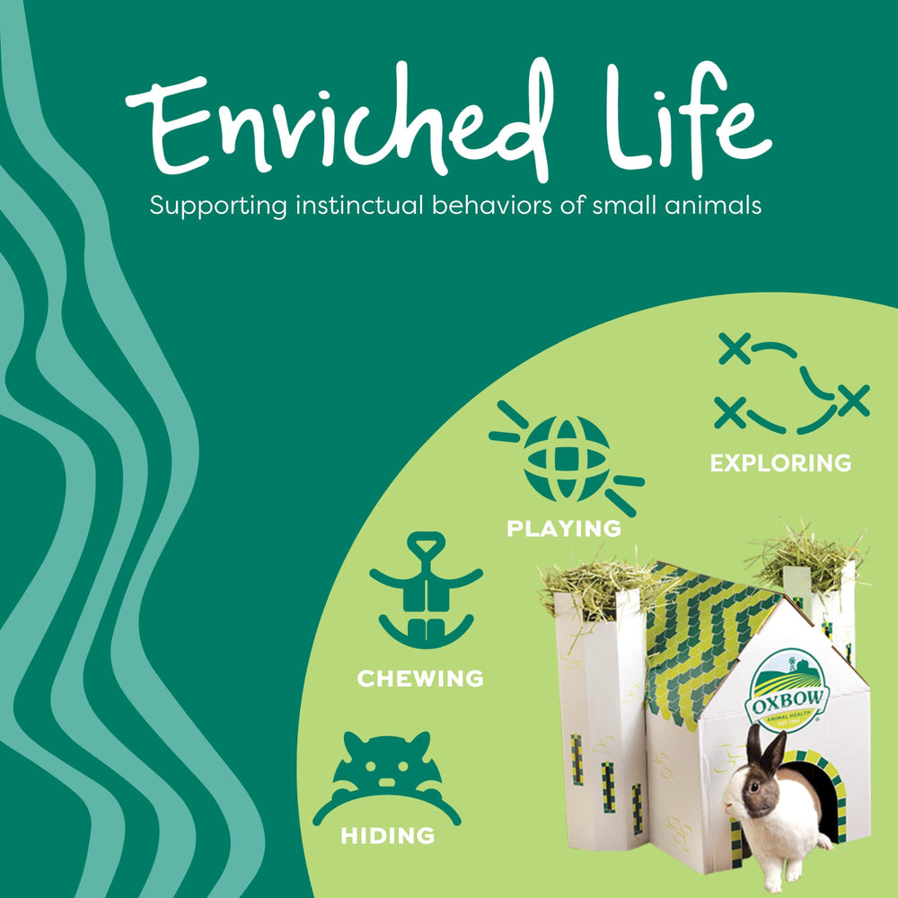 Bouteille durable et sans fuite Oxbow Enriched Life pour cages compactes.
