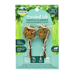 oxbow enriched life fleurs de timothy: stimule la mastication et l'exploration