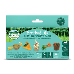 Oxbow Enriched Life Pack Anniversaire Animaux: jouet interactif favorise l'activité et l'exploration en cage.