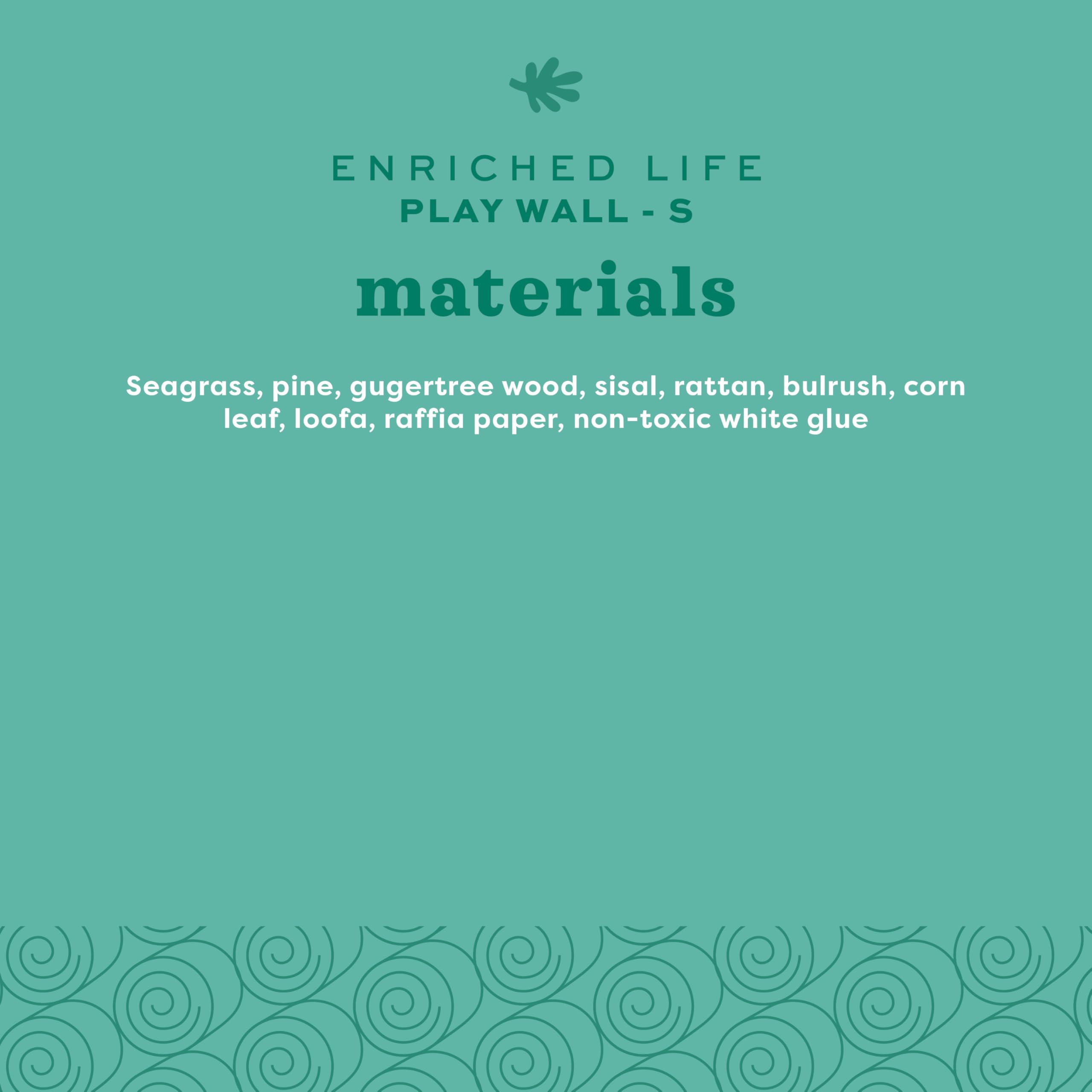 Oxbow Enriched Life Play Wall – enrichissement durable et ludique pour petits animaux.