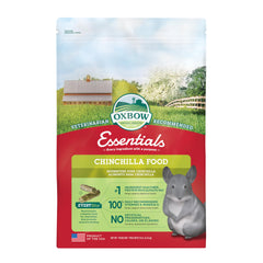 Oxbow Essentials Chinchilla — emballage clair et pratique pour stocker facilement.