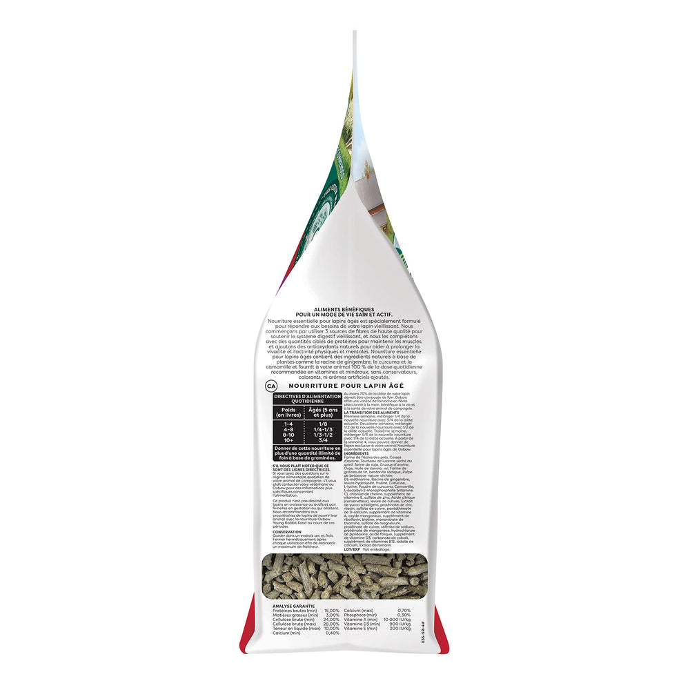 Oxbow Essentials Senior – pellets uniformes évitant le choix alimentaire