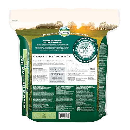 Oxbow Foin de prairie — texture variée pour stimuler l'alimentation.