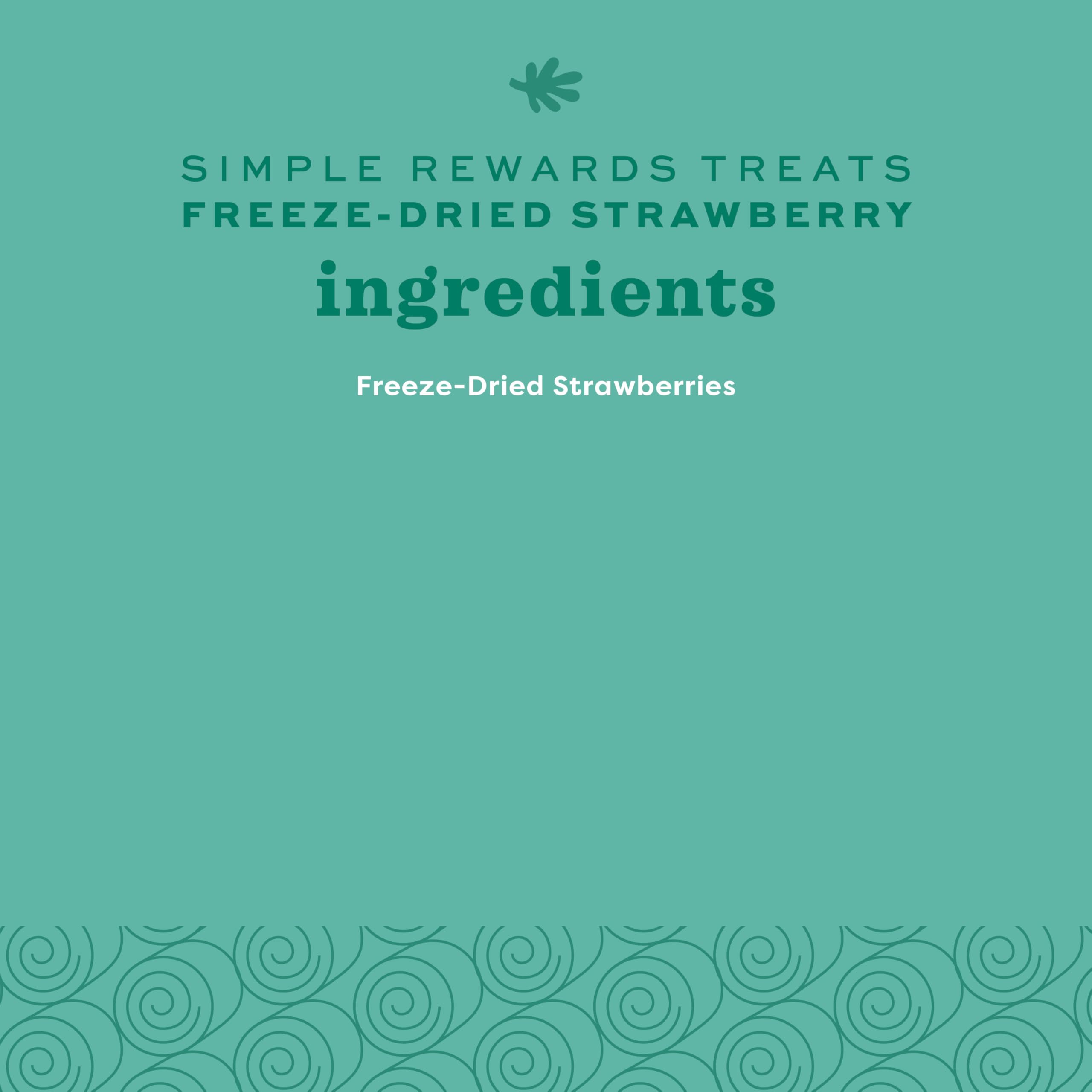 Oxbow fraises lyophilisées: emballage pratique pour partager et récompenser les petits animaux.