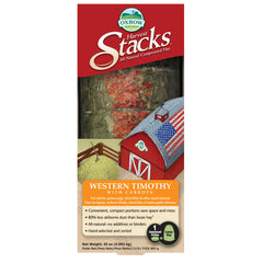 Oxbow Harvest Stacks : Foin compact et facile à stocker pour petits animaux.