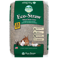 Oxbow litière en paille de blé naturelle pour petits animaux, absorption élevée.