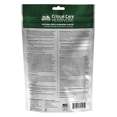 Poudre prête à mélanger pour Oxbow Critique pour Herbivores.