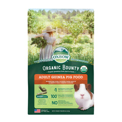 Oxbow Organic Bounty: pellets pour cochon d’Inde, fibre élevée.