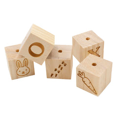 Oxbow Ox Blocks, bloc-en-bois-activite-cage: enrichissement quotidien.