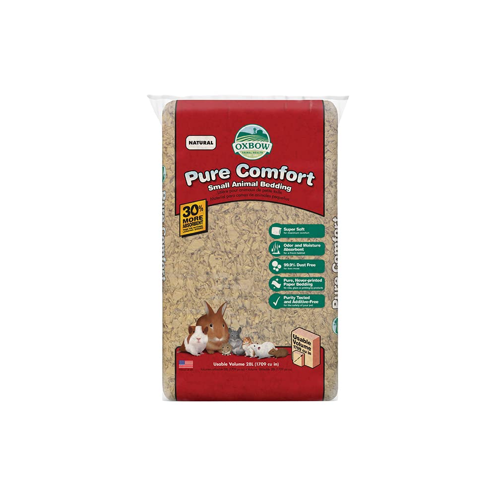 Couchage Pure Comfort d'Oxbow pour petits animaux, douceur et sécurité.