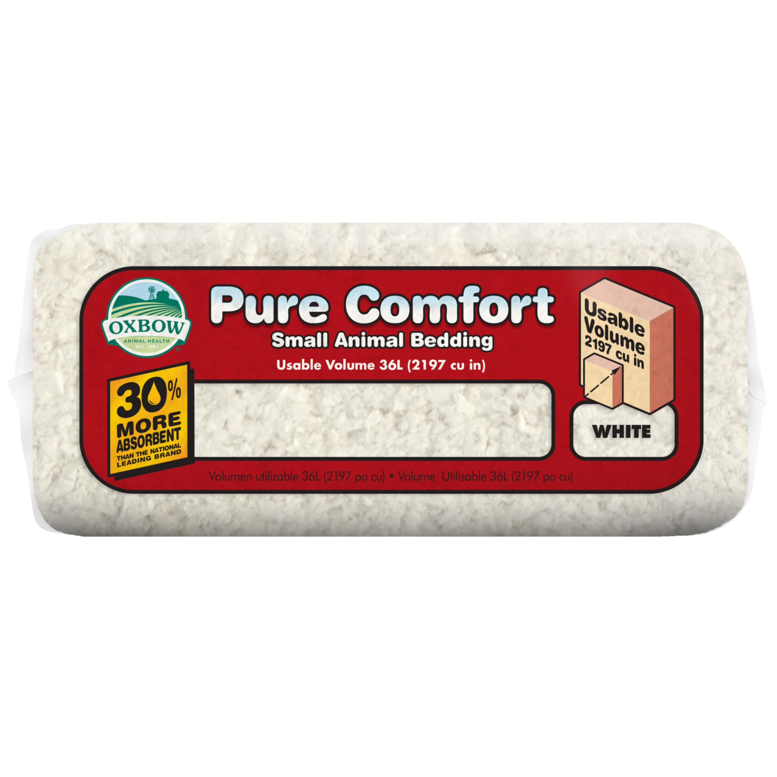 Oxbow Pure Comfort pour litier : litière adaptée pour la cage.