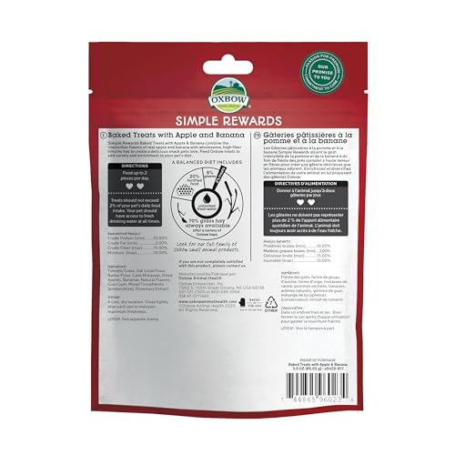Oxbow Simple Rewards emballage 3oz, pratique et frais.