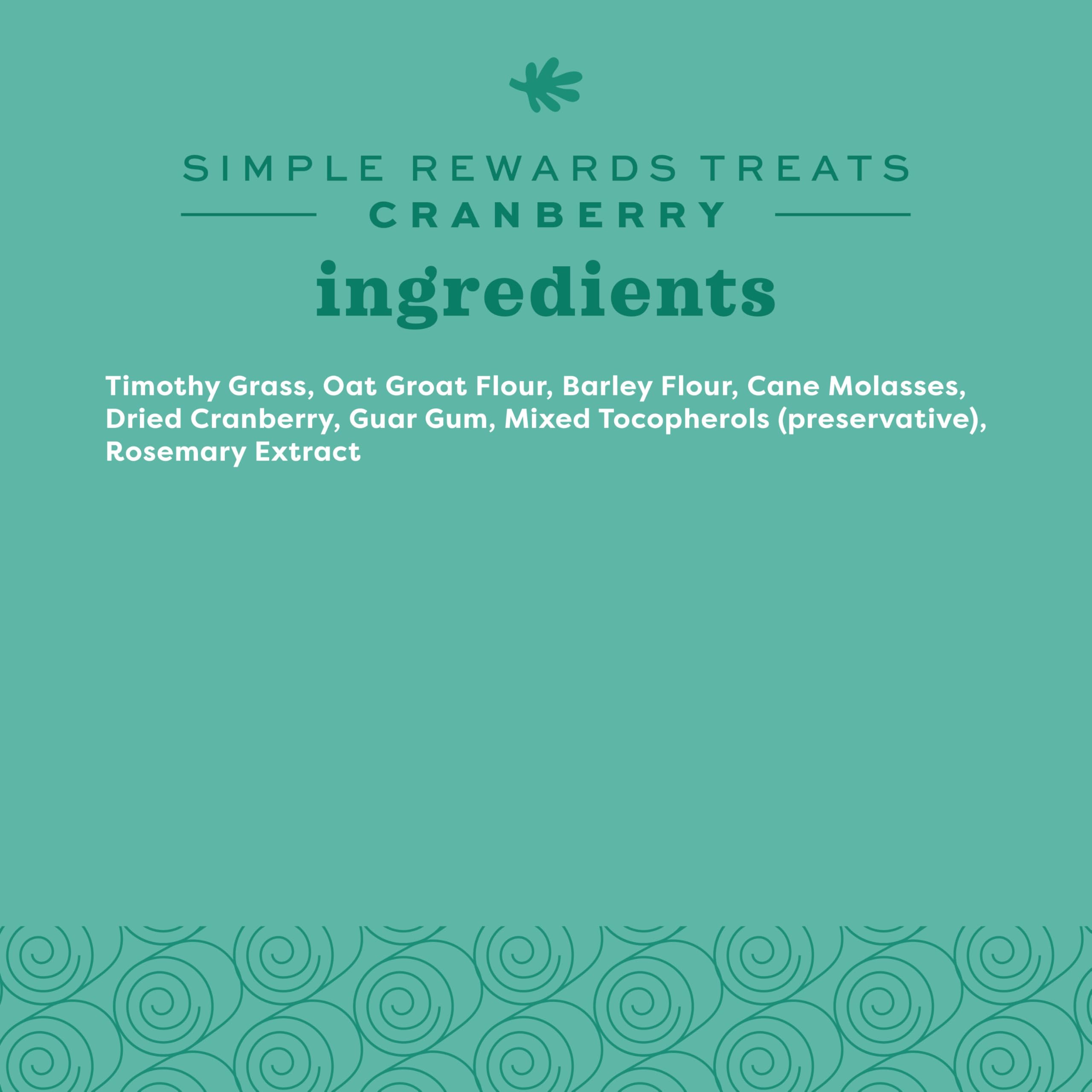 Snack au foin de Timothy Oxbow Simple Rewards pour cobaye et lapin