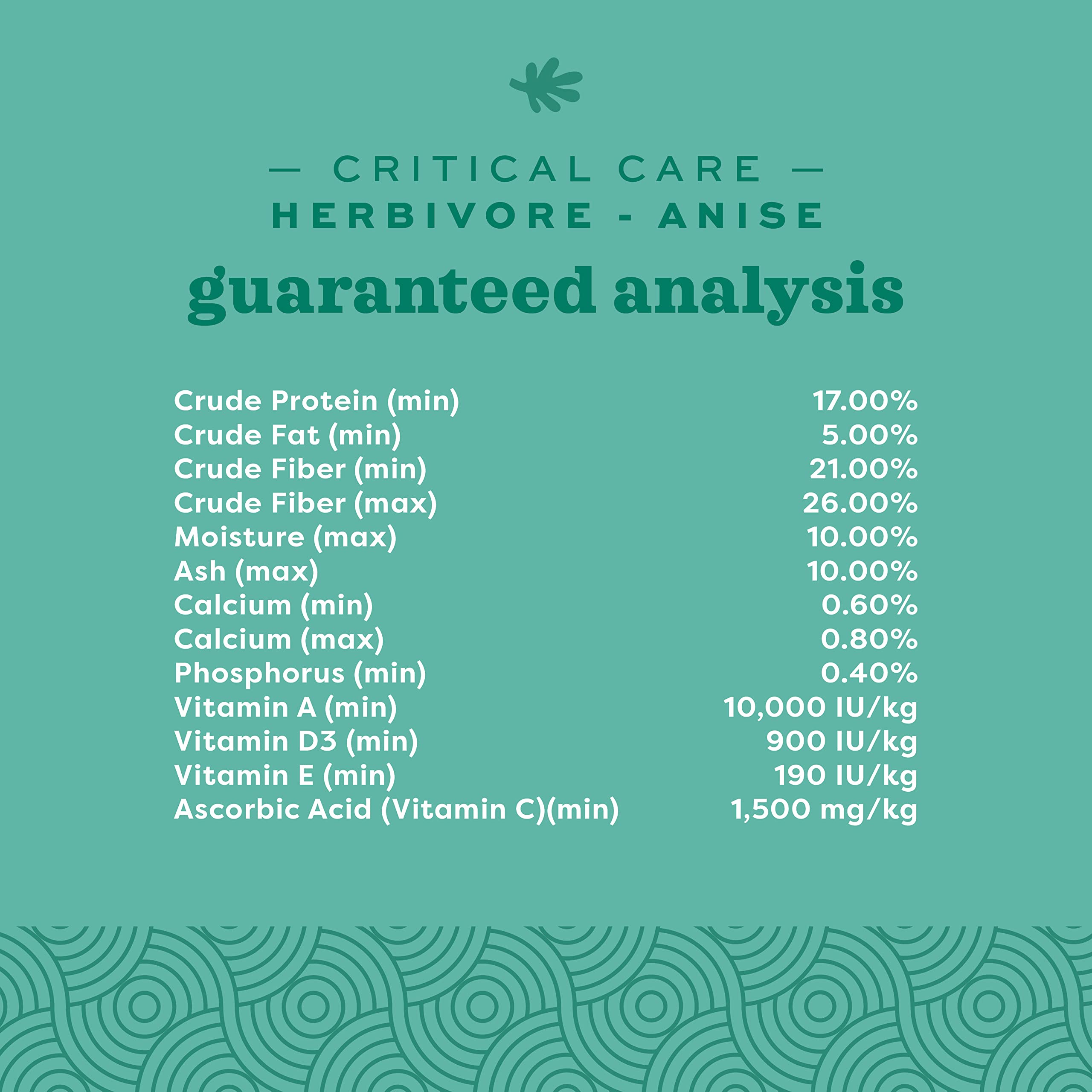 Oxbow Critical Care Herbivore alimentation cobaye, soutien nutritionnel lors du rétablissement.